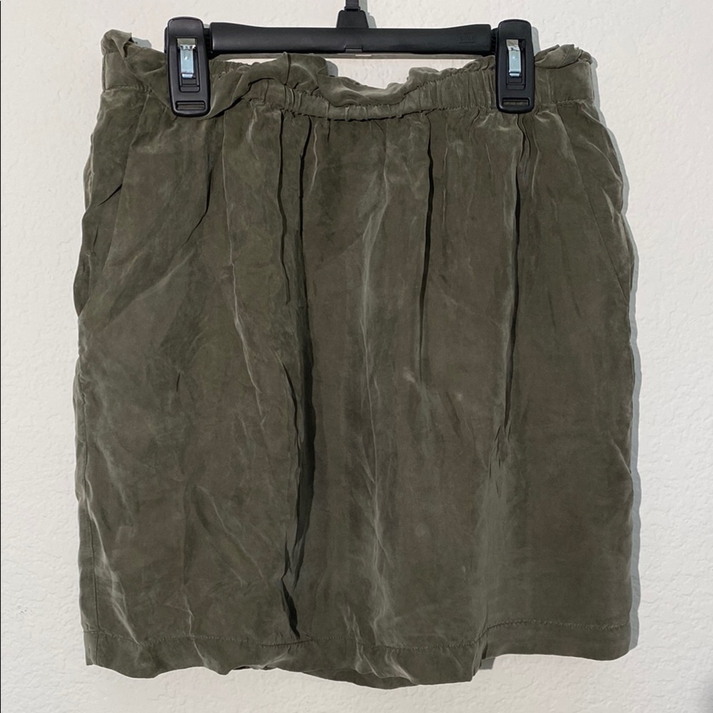 1. State Green Mini Skirt